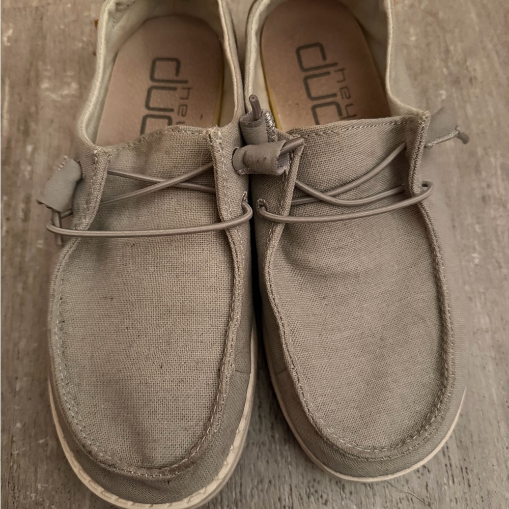 Hey Dude Gray Casual Shoes